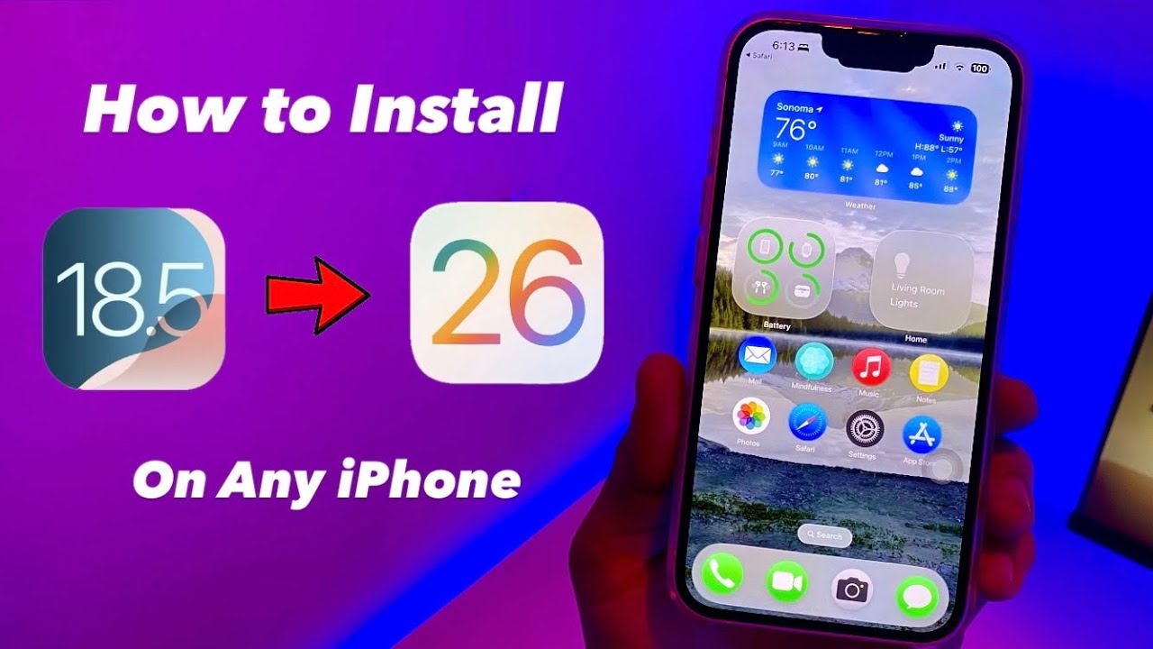How to download & Install iOS 26 Update on iPhone - How to Update iOS ...