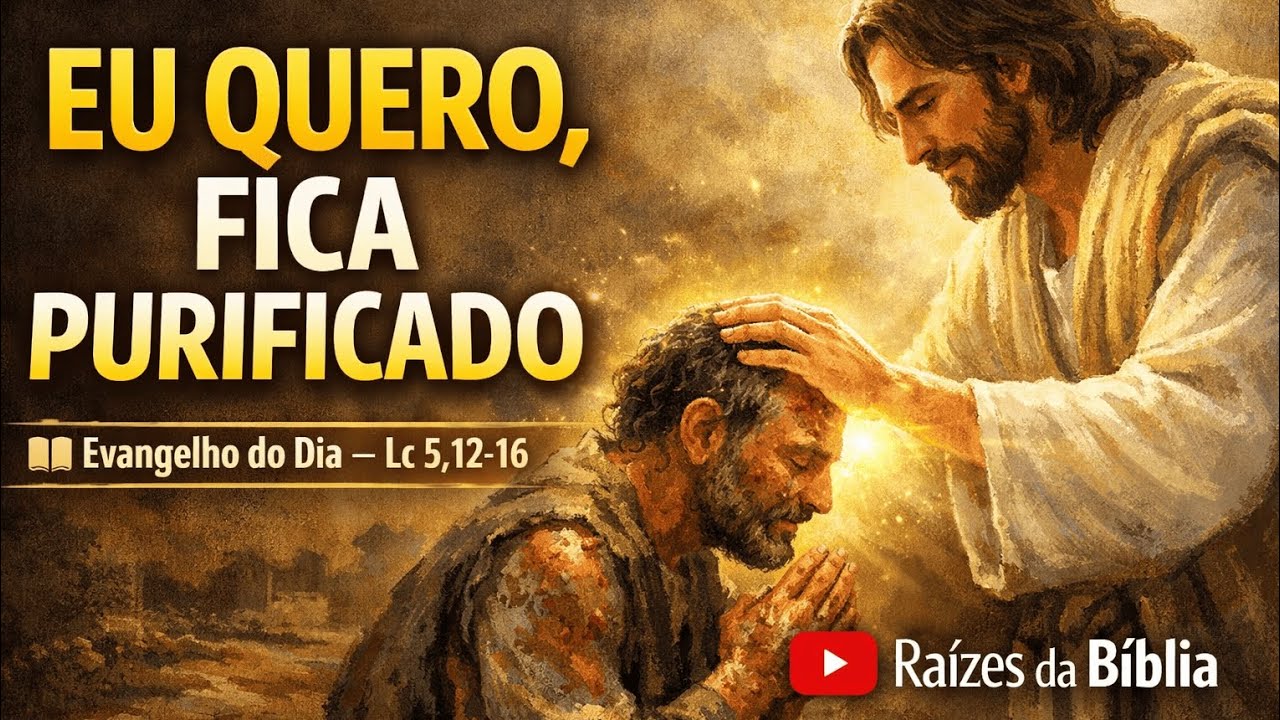 Evangelho do Dia (Lc 5,12-16) - “Eu Quero, Fica Purificado” – Reflexão de Hoje