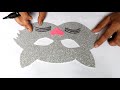 Mask For Kids| How to make Cat mask for kids| Animal Mask for kids| Kids Crafts