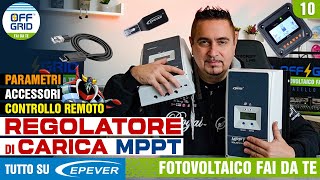 REGOLATORE DI CARICA: tutto su EPEVER, parametri, software, accessori (MT50, WiFi, USB) 6415AN MPPT