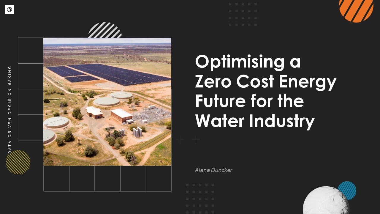 Optimizing a Zero Cost Energy Future for the Water Industry - YouTube