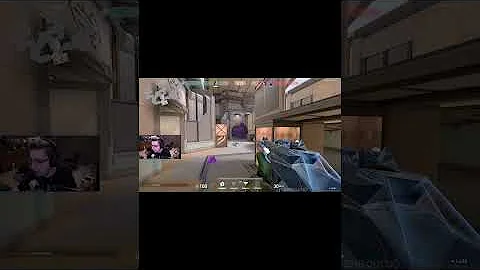 Shroud 1V5 CLUTCH on New Map!#valorant #shorts