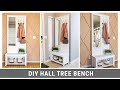 DIY Hall Tree Bench