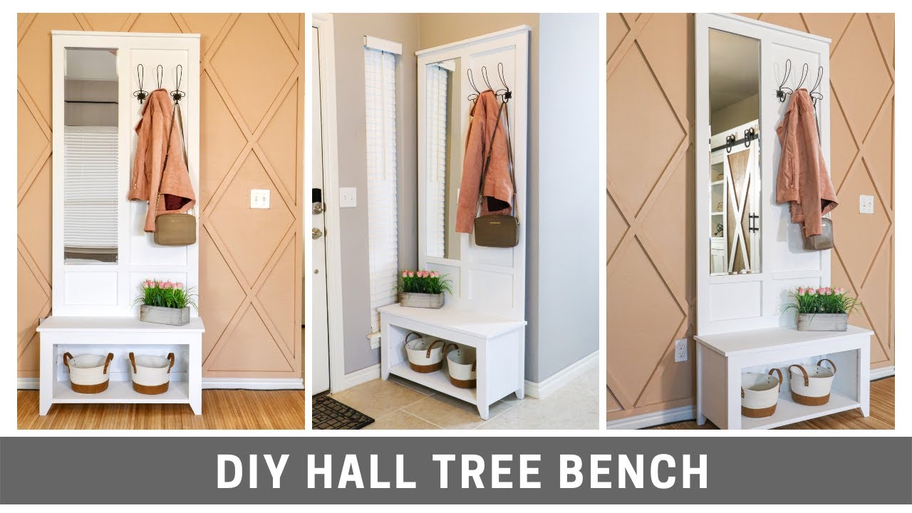 Hall Tree Bench Diy Handmade Haven