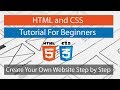 HTML and CSS Tutorial For Beginners: Create Your Own Website Step by Step