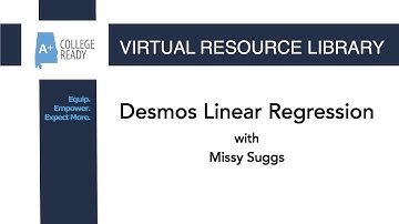 Desmos Linear Regression