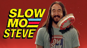 Steve Gets Caked (Sort Of...)! - Slow Mo Steve Aoki #9