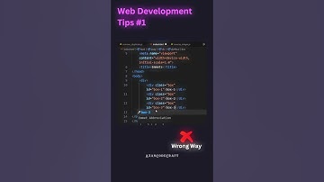 Master Emmet Shortcuts for Faster Web Development | HTML & CSS Tips #html #coding #shorts