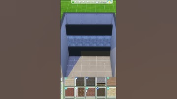 Modern Bathroom with Waterfalls (No MODS/CC) | The Sims 4 | #shorts #thesims4