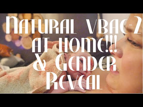 Natural Birth Video & Gender Reveal!