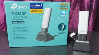 TP-Link Archer TX20UH AX1800 High-Gain Dual Band Wireless USB Adapter Wi-Fi 6