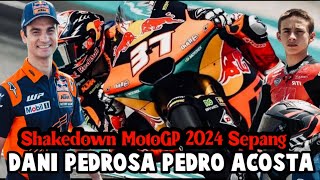 FASTASTIC‼️Dani Pedrosa's Shakedown Sepang 2024 Test Results Followed by Pedro Acosta