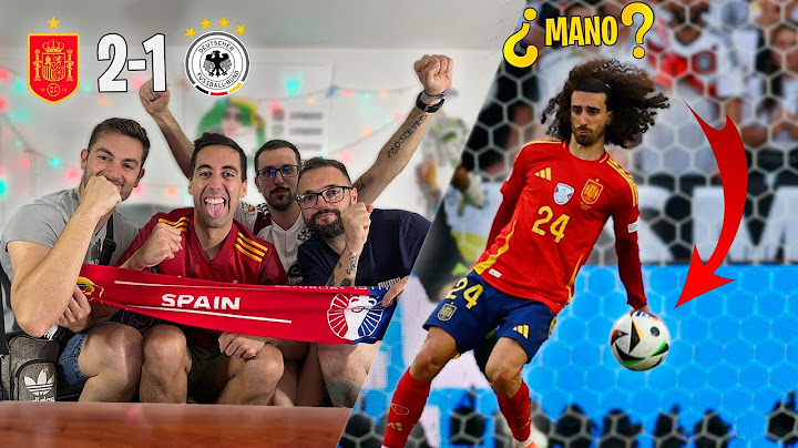 REACCIONANDO al ESPAÑA 2-1 ALEMANIA *un sentimiento*