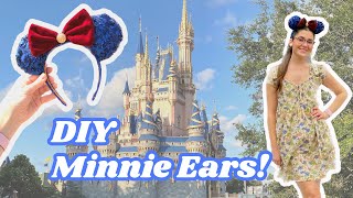 I DIY'd Minnie Ears for my Disney World Trip!