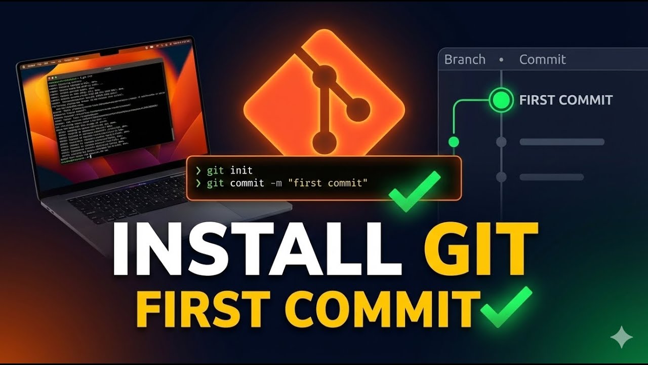 Install Git & Create Your First Commit | Git Tutorial for Beginners ...