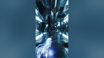 Starlight Corridor#ai #aiart #aifilm #epicspace #scifi #hoverboard #megastructure