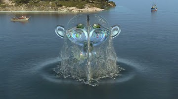 Blender 3D: Ocean modifier with Flip Fluid combined