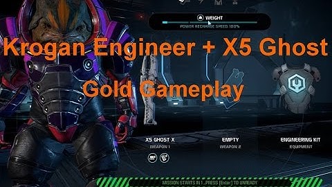 Krogan Engineer + X5 Ghost (Gold, Empty Resupplies, Outlaws)
