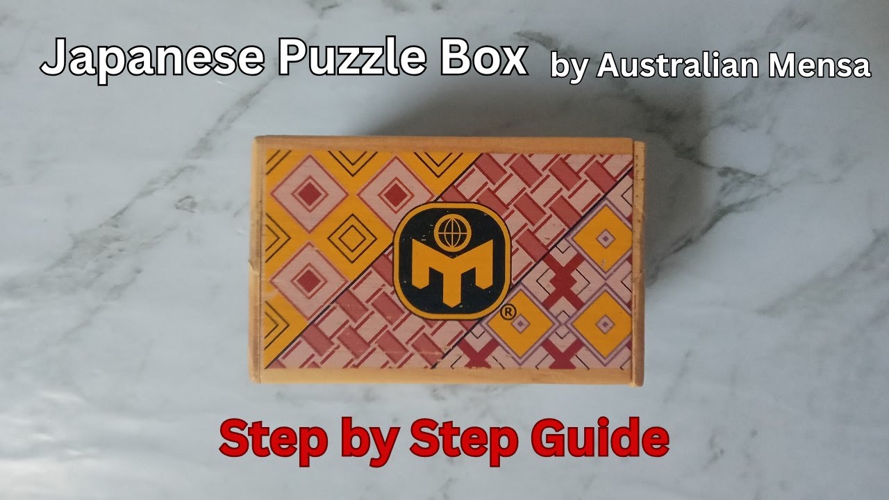 オーストラリアン MENSA 新品5点セット Solving the Japanese Puzzle Box by Australian Mensa - YouTube