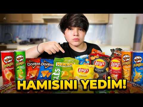MARKETDƏKİ BÜTÜN ÇİPSİLƏRİ YEDİM! (TEST ETDİK)