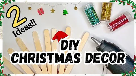 2 IDEAS 🌟 Christmas Star Making with Popsicle Sticks | DIY Christmas Star | Stick Star 