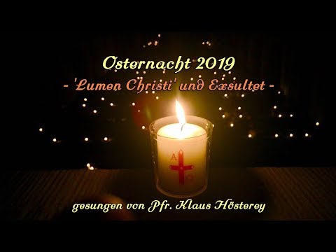 Catholic Easter Vigil - 'Lumen Christi' and 'Exsultet' (with German subtitles)