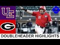 Evansville vs Georgia Highlights (Games 2 & 3) | 2021 College Baseball Highlights