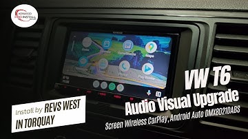 VW Transporter T6 Radio Upgrade Wireless CarPlay DMX8021DABS KENWOOD #volkswagen #vwt6 #caraudio