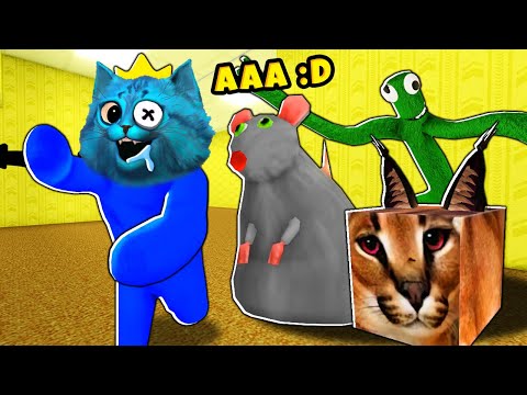 Видео: 🌈 Я стал СИНИМ МОНСТРОМ из РАДУЖНЫХ ДРУЗЕЙ Побег из Закулисья в ROBLOX Backrooms Morphs КОТЁНОК ЛАЙК