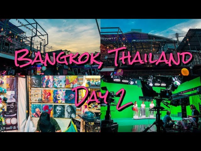 Visiting ch3 Thailand & Ratchada Rot Fai Train Night Market | Bangkok, Thailand (Day 2)