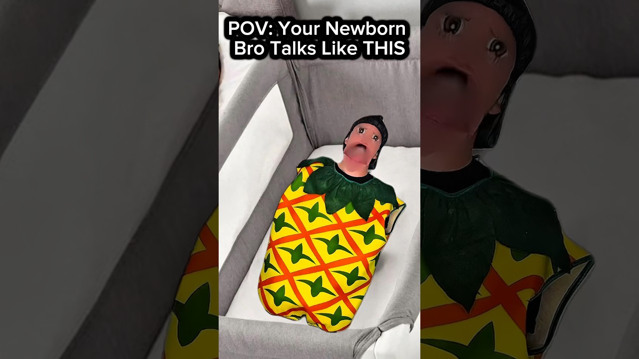 "Better late than never!" ahh baby 💀😂