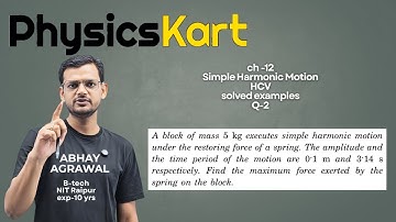 Q 2 solved examples Ch12 SHM HCV