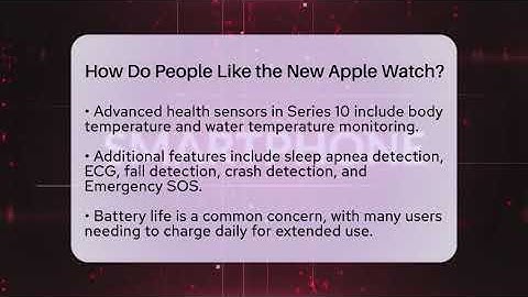 How Do People Like the New Apple Watch? - Talking Tech Trends