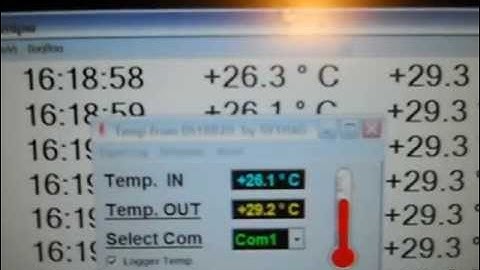 DS18b20 & PIC16F876A by SV1HAG