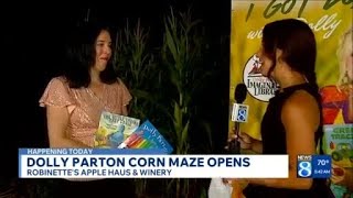 Dolly Parton corn maze supports Imagination Library