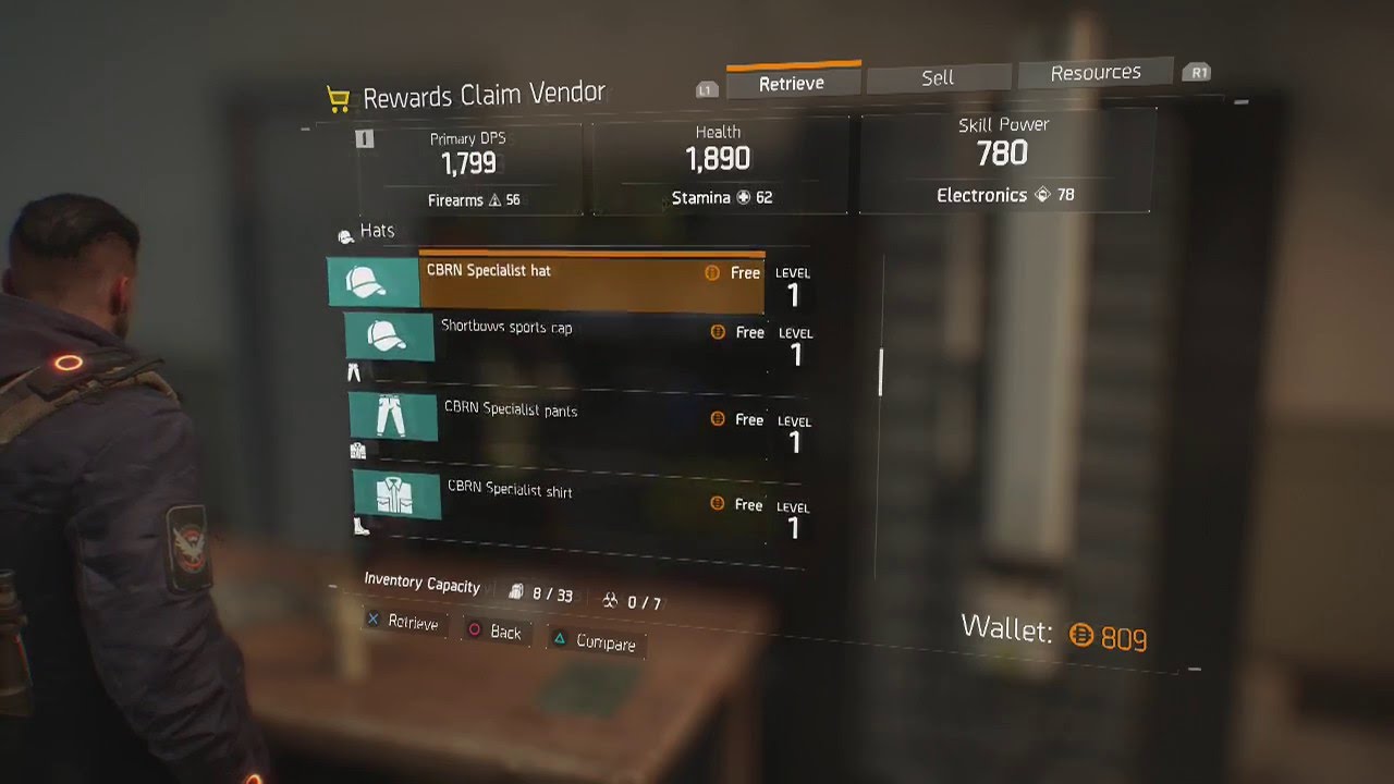 The Division: How to get the Hazmat Suit and other DLC gear (Rewards Claim)