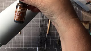 Woodgrain tumbler process