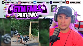 GYM FAILS!! PART 2! (REACTION)