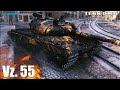 Vz. 55 на Химках 11к урона ✅ World of Tanks лучший бой