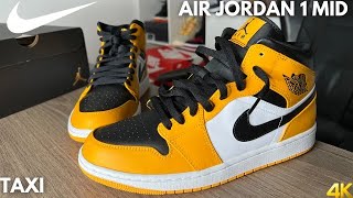 Air Jordan 1 Mid Taxi On Feet Review