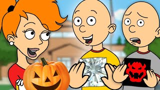 HALLOWEEN Behavior Card Day/Classic Caillou Gets In Dead Meat