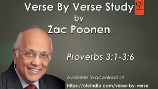 5 Proverbios 3 1 a 3 6 Zac Poonen Estudo Versiculo por Versiculo