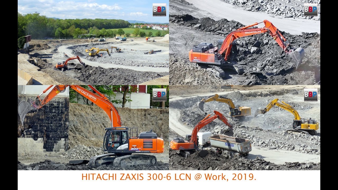 HITACHI ZAXIS 300-6 LCN, Krankenhausneubau, Göppingen, Germany, 2019.