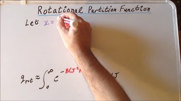 Thermodynamics (statistical): rotational partition function derivation