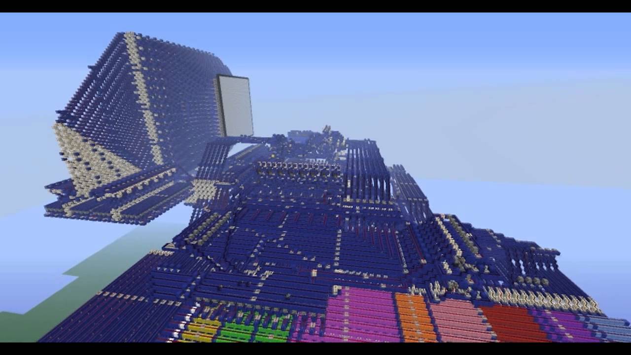 Redstone computer in Minecraft "BlueStone" - YouTube