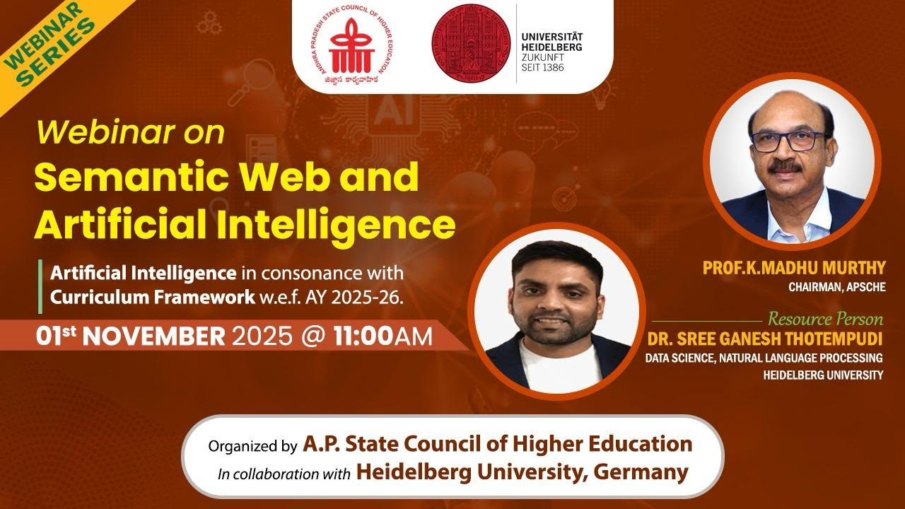 Webinar on Semantic Web and Artificial Intelligence - YouTube