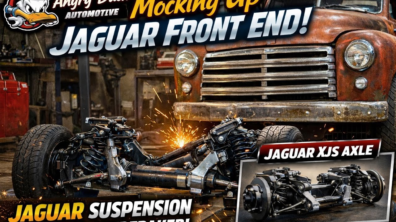 •   Jaguar XJS IFS Mock-Up in a 1949 Studebaker Hot Rod Truck | Poor Decisions Were Made