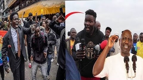 GEN Z HAWANA AKILI"FURIOUS RAILA DIEHARD OMOSH DESTROYS GEN Z AFTER GOONS JOINED POLICE!!