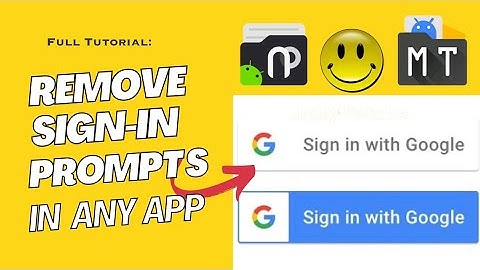 Remove sign in page in apps | Lucky patcher | mt manager tutorial