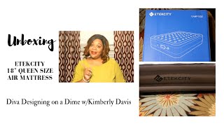Unboxing Etekcity 18 Queen Size Air Mattress